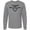 AC-Heather Grey, variant on Inktastic Life Behind Bars Bmx Long Sleeve T-Shirt