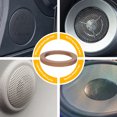 thumbnail image 2 of Miangastore 2 Paires d'Espacements pour Haut-Parleurs de Voiture Forme Ronde Réduisant les Vibrations pour Projets DIY, 2 of 8