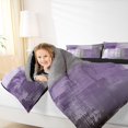 thumbnail image 3 of Homewish Purple Watercolor Gradient Twin Comforter Sets,Retro Geometric Art Bedding Set,Black Reversible,2pcs,1 Comforter and 1 Pillowcase, 3 of 7
