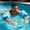Blue-BU, variant on MMJ Inflatable Swim Armbands Floaties PVC Double Air Chamber Safety Sleeves Thickened Wearable Beginner