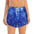 thumbnail image 2 of Goofa Blurred Star Snow Christmas Printed Women 2 in 1 Running Shorts,Quick Dry Athletic Workout Shorts,High Waisted Athletic Shorts with Liner Pockets-XX-Large, 2 of 9