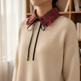 thumbnail image 7 of Adorable Fake Collar Fashionable Shirt Collar Detachable Half Shirt for Dress Blouse Sweater Collarless Clothes Accessory, 7 of 7