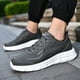thumbnail image 4 of Zapatos de fitness para hombre antideslizantes PU Zapatos casuales con cordones transpirables para primavera otoño DQrwqpou Tenis De Mujer Tenis De Hombre, 4 of 6