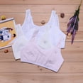 thumbnail image 6 of LYMAYTER ‌Teens Girls Bra 9-12Y Wire-Free Lightweight Comfort Breathable Everyday Wear for Bra M-XL, 6 of 8