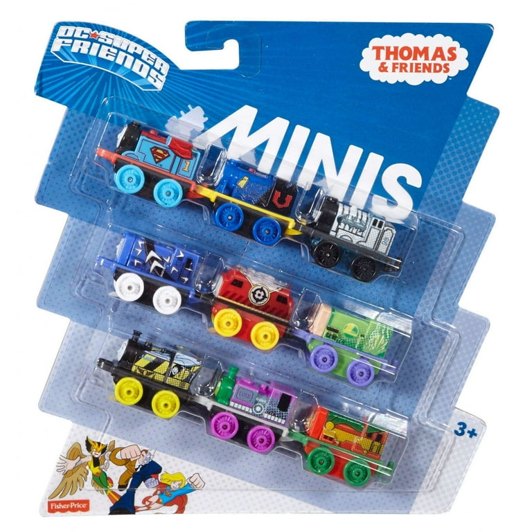 Thomas Friends MINIS DC Super Friends Themed Train Engines 9