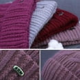 thumbnail image 5 of QHUDLV Knitted Woolen Hats for Middle-aged and Elderly People Winter Warm for Wome GX, 5 of 9