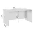 thumbnail image 2 of Studio C 60W x 30D Office Desk in Natural Elm - Engineered Wood, 2 of 8
