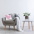 thumbnail image 3 of Stupell Industries Contemporary Pink Heart Symbol Printed Throw Pillow Design by Lindsay Rodgers, 3 of 6
