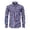 Purple-A, variant on LIIPEE Stripes Graphic Dress Shirt For Men Long Sleeve Turn Down Collar Button Up Shirts Male Comfortable Formal Business Tops,XL