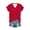 Red, variant on Staron Women's Casual V-Neck Short Sleeve T-Shirt Basic Solid Color Top Layering Loose Fit Everyday Tee, Red M