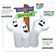 thumbnail image 2 of Halloween Inflatable Ghost Trio with Signs, 2 of 5