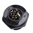 thumbnail image 4 of Uadme Zócalo Tipo Pin, 10PCS E13 Zócalo A Presión Montaje En Panel Tipo De Pin Zócalo De 8 Núcleos Conector Impermeable De Carcasa PA66, 4 of 7