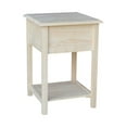 thumbnail image 2 of International Concepts Unfinished Lamp Table W/2 Drawers, 2 of 12