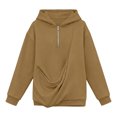 thumbnail image 5 of Cat Hoodie with Pouch Pet Carrier Hoodies Kangaroo Pocket Dog Sweatshirt Unisex Oversized Fit Pet Rest Holder Pullover Pet Walking Casual Fall Winter Daily Wear, Vacation, Travel, 5 of 5