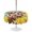 Yellow, variant on Outdoor Tablecloth with Umbrella Hole for Patio/Picnic/Party/Camping, Sunflower Tiger Waterproof Table Cloth Round Cover Washable, Yellow Floral Summer Botanical Farmhouse (Dia 54")