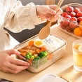thumbnail image 2 of DQrwqpou Caja Almacenamiento Alimentos Al Gran Capacidad para Carne Frutas Y Verduras (1 2 L Sin Bomba), 2 of 9
