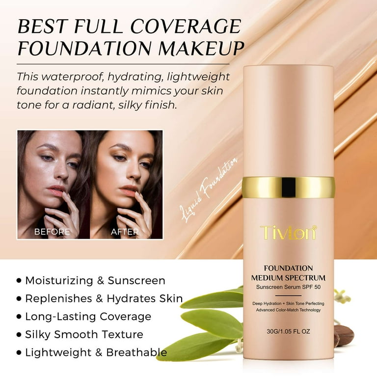 Ikzee 2-Pack Color Changing Foundation - Liquid Makeup