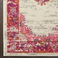 thumbnail image 4 of Nourison Passion Bohemian Ivory/Fushia 10' x 14' Area Rug, (10x14), 4 of 8