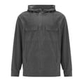 thumbnail image 5 of Mercatoo Boys Hoodies Half Zip Hooded Pullover Long Sleeve Oversized Sweatshirts with Pockets Fall Winter Ribbed Athletic Tops, 5 of 9