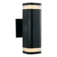 thumbnail image 1 of Artika Mettle Modern Outdoor Wall Light, Black, 1 of 2