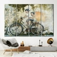 thumbnail image 3 of Graffiti Art Canvas, Modern Canvas Art, Abstract Canvas Art, Fashion Art Canvas, Penang Malaysia Art, Children On Bike Canvas Art, Canvas Wall Decor - Natural Framed, 3 of 9