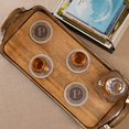 thumbnail image 4 of Thirstystone Absorbant Monogramme Grès Coaster Set, Lettre P, 4 of 6