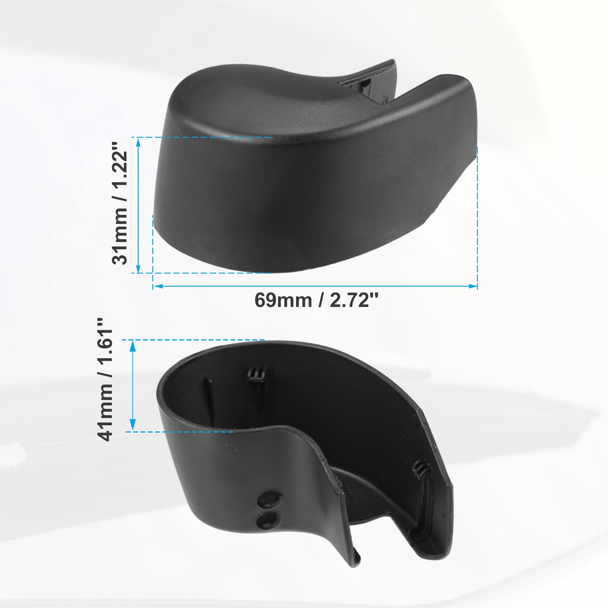 Unique Bargains Rear Windshield Wiper Arm Nut Cover Cap Fit for Audi A1 Sportback