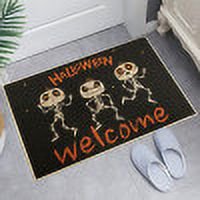 Alfombra de Halloween, alfombra decorativa de terror, felpudo para la entrada, felpudo para el baño, alfombra antimanchas