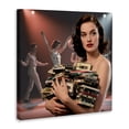 thumbnail image 2 of Stupell Industries Contemporary Woman Holding Vintage Cassette Collection Canvas Art, 30 x 30, by CAD Designs, 2 of 8