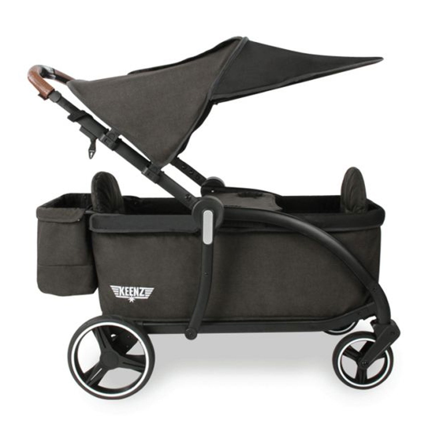Keenz Class Foldable Baby Toddler Stroller Wagon with 1 Touch Brake Canopy Black Walmart