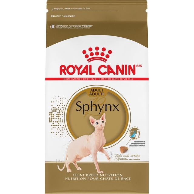 Nutrition pour Races Félines Sphynx - Nourriture Sèche pour Chats 3,17 kg