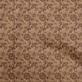 thumbnail image 1 of oneOone Silk Tabby Rust Brown Fabric Batik Sewing Fabric By The Yard Printed Diy Clothing Sewing Supplies 42 Inch Wide, 1 of 5