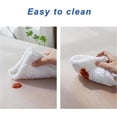 thumbnail image 4 of QZS Clear Non-Slip Dining Table Mat,15.8x23.6x0.06In Durable Silicone Countertop Protector,Portable Heat Resistant Silicone Mat for Kitchen(2Pcs), 4 of 7