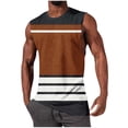 thumbnail image 1 of Pullover de Impresión de Moda Casual de los Hombres Cuello Redondo sin Mangas para Deportes Al Aire Libre Y Uso Diario, 1 of 5
