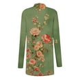 thumbnail image 4 of Enjoytime Women's Lightweight Cardigan Floral Print Long Sleeve Open Front Outerwear Fall Casual Loose Oversized Cardigans 2025, 4 of 6