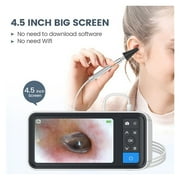 4.5 inch Screen Digital Otoscope 3.9mm Ear Wax Removal 1080P HD Ear Endoscope Camera with 6 LED 32GB Card Support Photo Video ,Various Applicable