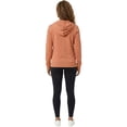 thumbnail image 5 of Women’s Lightweight Cotton Blend Zip Up Hoodie Jacket Brick X-Large, 5 of 9