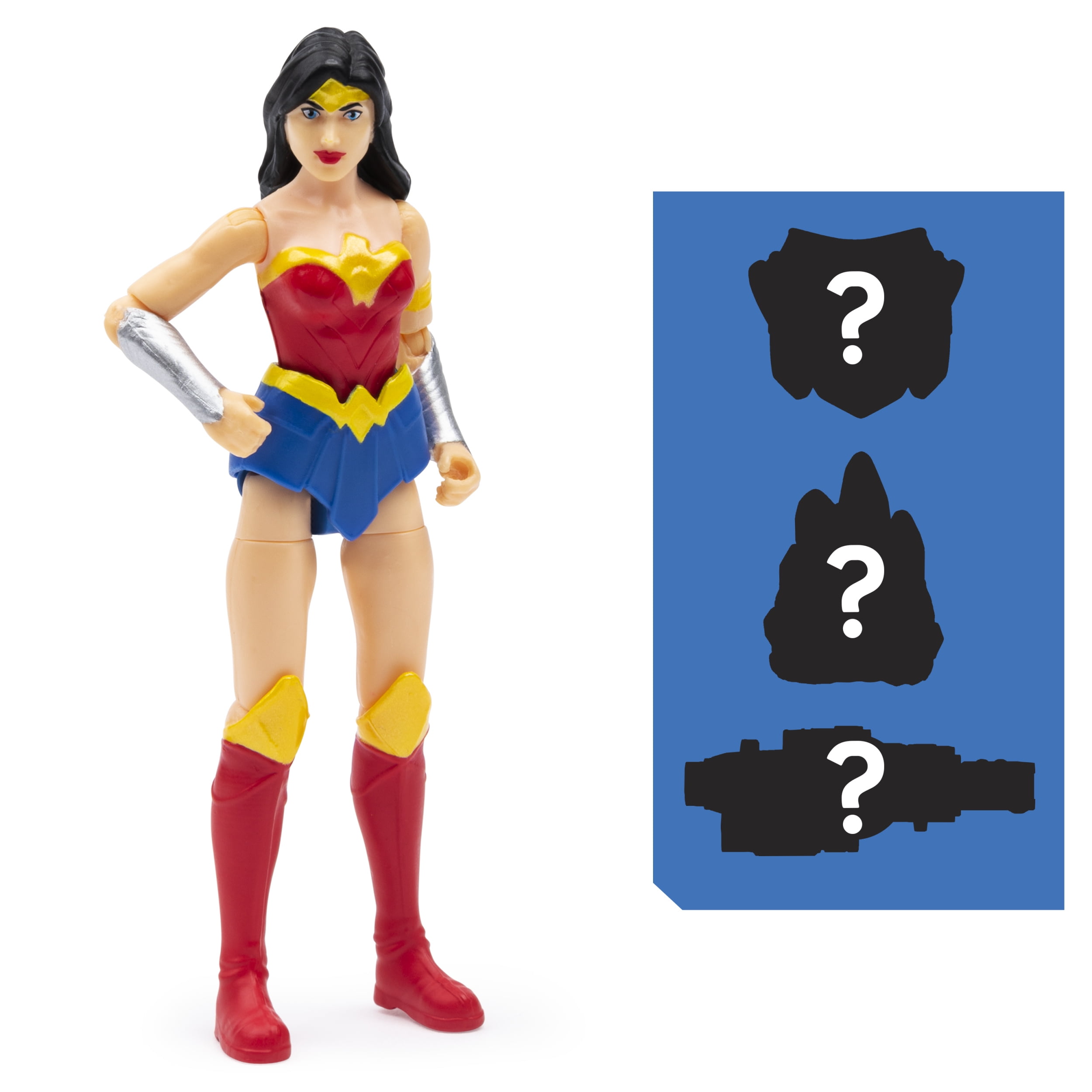 DC Comics 4-Inch Wonder Woman Action Figure with 3 Mystery