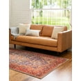 thumbnail image 4 of Unique Loom Timeless Collection Area Rug - James (7' 6" x 10' 6" Rectangle Navy Blue/Gold), 4 of 8