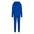 thumbnail image 5 of Scyoekwg Women 2 Piece Outfits Sweatsuit Long Sleeve Sweatshirt Jogger Sweatpant Casual Two Piece Set Matching Outfits Fashion Lounge Set (Blue,M), 5 of 6