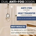 thumbnail image 6 of Square Hanging Fogless Shower Mirror, 6 of 6