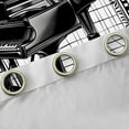 thumbnail image 4 of Manfei Black White Piano Blackout Curtains Set of 2 (52x84 Each), Pop Music Melody Window Curtains, Teen Boy Girl Kid Curtains and Drapes, Curtains and Drapes Home Decor, 4 of 6