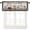 Style-10, variant on Coffee Valance Curtains for Kitchen,Vintage Black Hand Painted Delicious Latte Window Valances Short Panel Blackout Treatment Drapes for Bathroom Bedroom Cafe Restaurant 54x 18 in