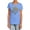 Carolina Blue, variant on Superman Zod Greetings Women's T Shirt, Royal, 2X-Large