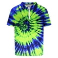 thumbnail image 4 of QUINDOS Polo Mens Shirts Big and Tall Casual Short Sleeve Collared Shirts Sports Tie Dye Loose Workout T-shirts, 4 of 4