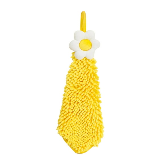 Serviettes de Cuisine Serviettes de Main Suspendues avec Boucles Serviettes de Bain Serviettes de Bain Douces Absorbantes Serviettes à Main Fleur Auto-Séchantes Serviettes de Salon Serviettes de Bain Extra Absorbantes