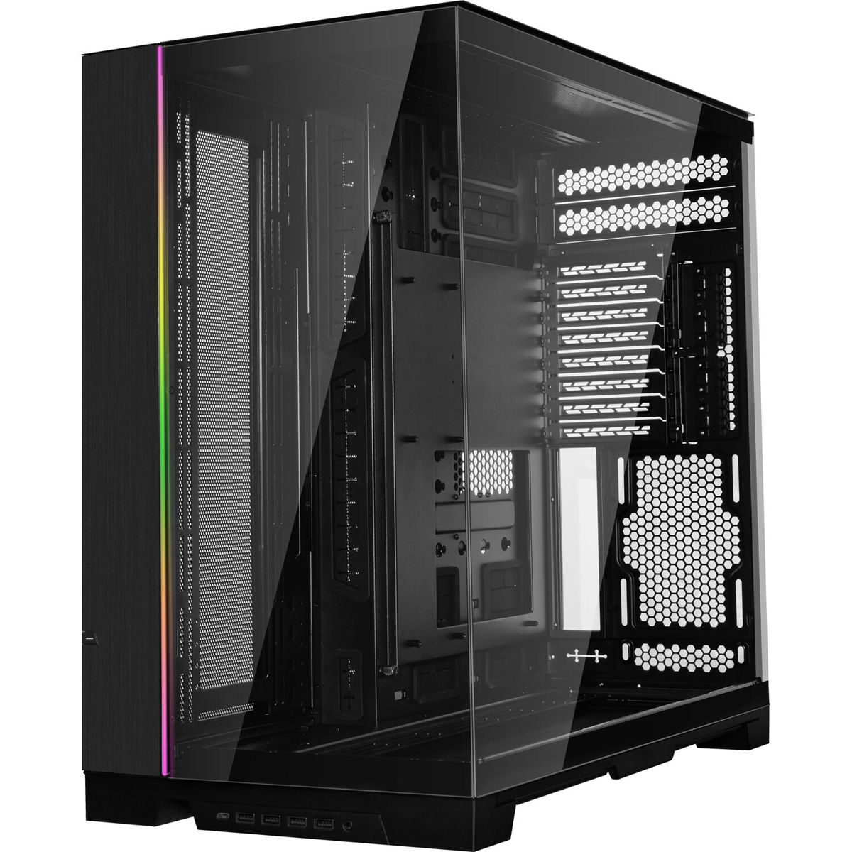Lian-Li Dynamic XL ROG Certificated, E-ATX, ATX Full Tower Gaming Computer Case, Black