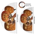 thumbnail image 4 of FMSHPON Halloween Owl Hat Pumpkins Xmas Christmas Tree Skirt Stand Mat for Holiday Party Decoration Indoor Outdoor 48 inches, 4 of 6