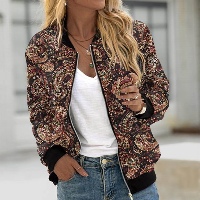 Sudadera informal de manga larga con capucha y chaquetas para mujer Sudadera holgada de manga larga con cremallera Chaqueta informal de béisbol de punto grueso Chaqueta de poliéster para mujer