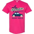 thumbnail image 3 of Inktastic Paradise Beach in Delray Beach with Palm Trees and Car T-Shirt, 3 of 5